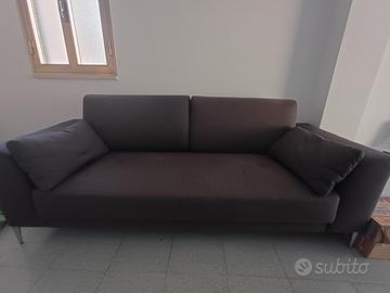 Divano 3 posti, grigio amtracite