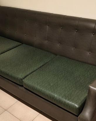 Divano letto Anni 3 posti a sedere, 1 piazza letto