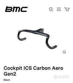 Manubrio BMC Cockpit ICS Carbon Aero Gen2