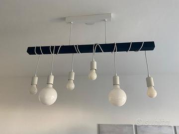 Lampadario stile industrial