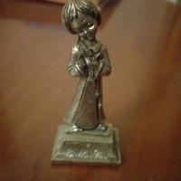 Statuina Peltro cesellato a mano