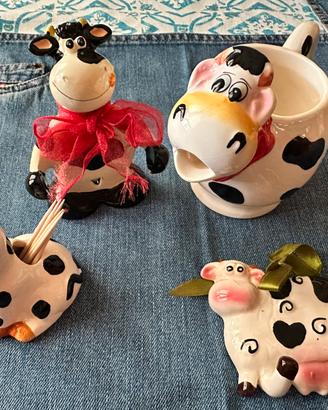 Set accessori da cucina con mucca