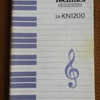 Manuale Istruzioni tastiera Technics KN 1200
