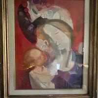 Olio su tela Trento Longaretti