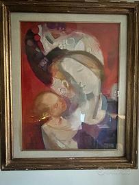 Olio su tela Trento Longaretti