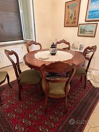 Tavolo e 6 sedie