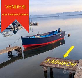Barca da pesca con licenza