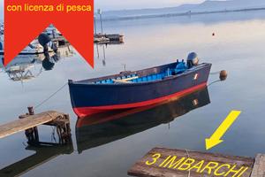 Barca da pesca con licenza