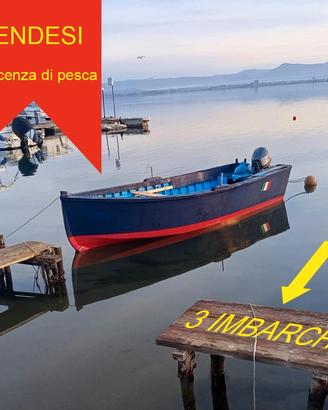 Barca da pesca con licenza