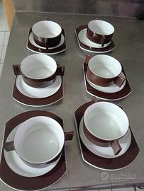 Set raro tazze e piattini Linea 72 di Alitalia