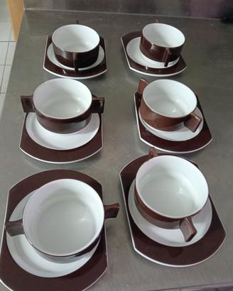 Set raro tazze e piattini Linea 72 di Alitalia