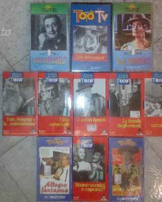 Totò Film collezione Vhs (N°11 Videocassette)