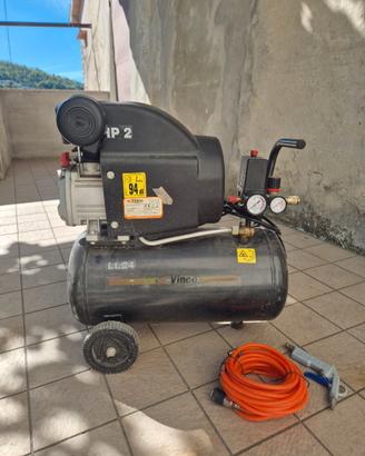 Compressore ad aria 24 litri marca Vinco