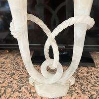 Candelabro onice bianco