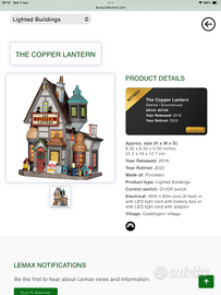 Lemax The copper lantern