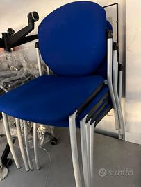 SEDIE PLASTICA E IMBOTTITE IMPILABILI