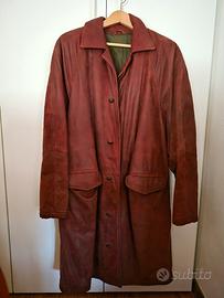 Cappotto in pelle rossa Fratelli Rossetti
