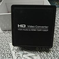 converter VGA + audio in hdmi 1080