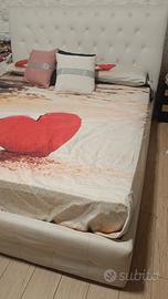 letto matrimoniale contenitore con rete