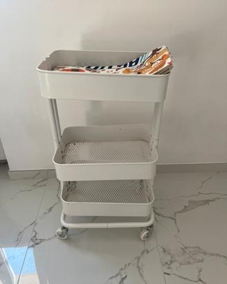 Carrellino per cucina con rotelle