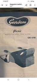Seggiolino portatile da tavolo Giordani