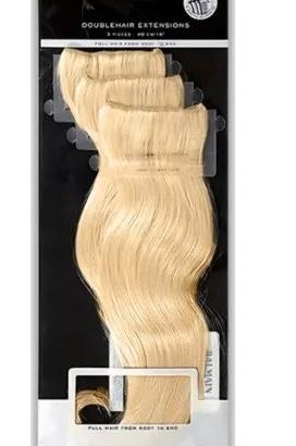 10 x fasce extension capelli Balmain bionde 40 cm