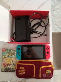 Nintendo switch perfetta con custodia