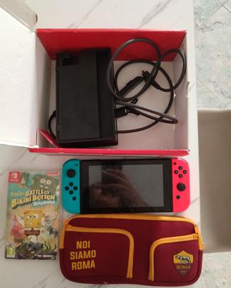 Nintendo switch perfetta con custodia