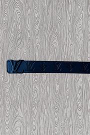 Cintura Louis Vuitton nera con fibbia nera