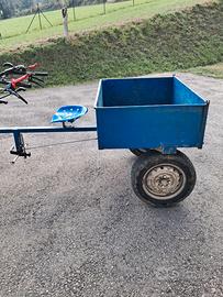 Rimorchio per motocoltivatore bcs