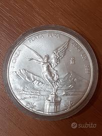 1 oncia Moneta d'Argento Libertad del Messico 2004