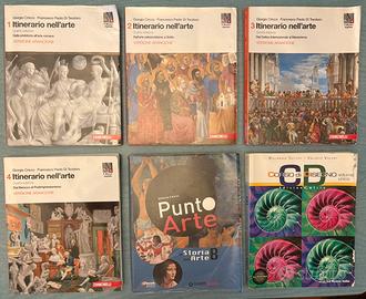 Libri di arte e disegno delle superiori