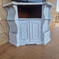 mobile tv  angolato bianco