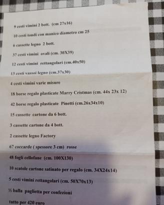 Cesti e scatole natalizie