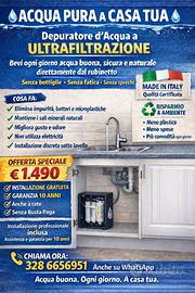 Depuratore d’acqua  ultrafiltrazione