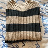 Maglioncino in cotone a righe