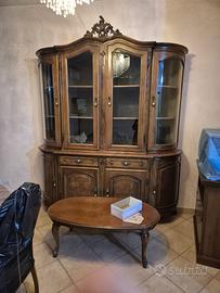 Credenza Salone e Tavolo tondo allungabile
