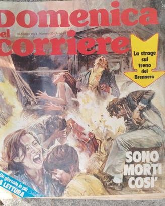 antiche riviste Domenica del Corriere