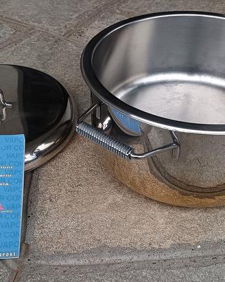 Pentola VAPOR CONTROL in acciaio inox
