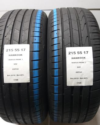 2 GOMME 215 55 17 HANKOOK A1746
