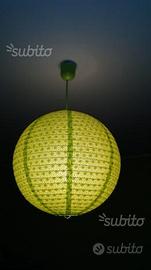 Lampadario futsu carta verde D45