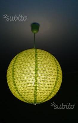 Lampadario futsu carta verde D45