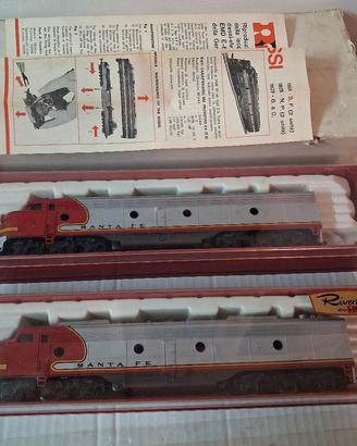 Trenino Rivarossi d'epoca Santa fe scala ho 1:87 