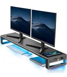 Suppporto per monitor, hub usb e ricarica wireless