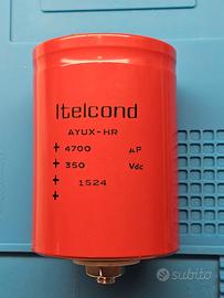 6 x Condensatore 4.700uF-350V