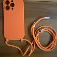 Cover iphone 14 pro arancione
