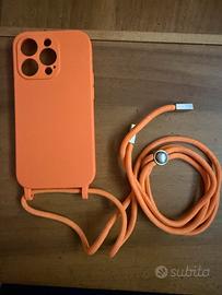 Cover iphone 14 pro arancione