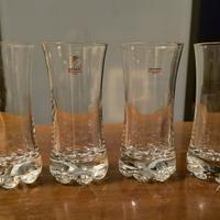 Set 4 bicchieri vintage Bormioli Rocco