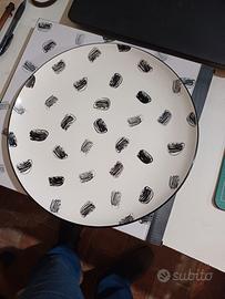 piatto crayon zafferano design di majo  diam 30,5