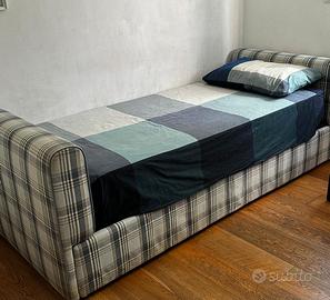 Letto singolo/divano con letto estraibile